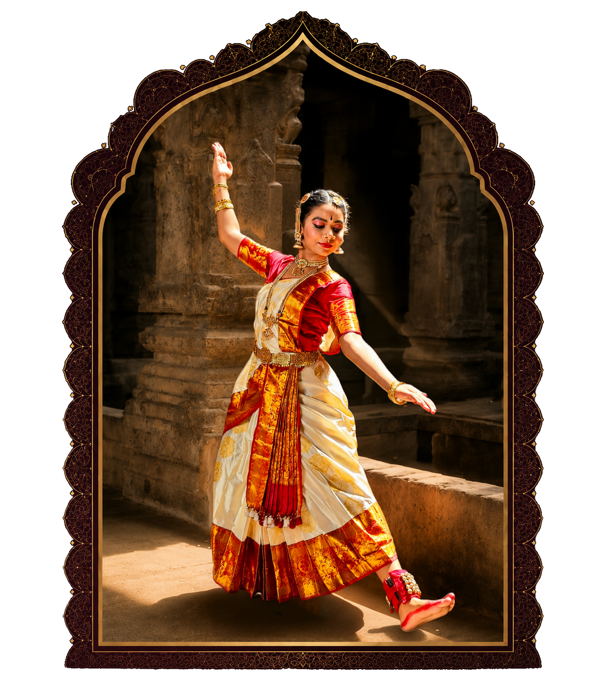 Aishwarya Ashok performing Bharatanatyam